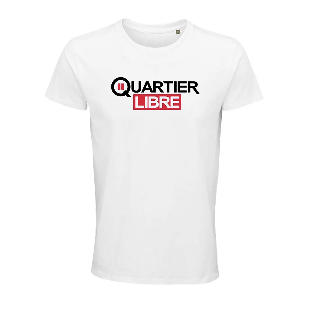 T-shirt Quartier Libre TV, modèle Quartier Libre