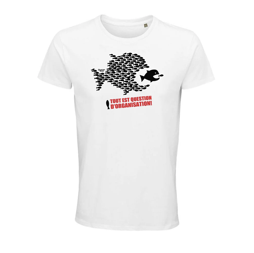 T-shirt Quartier Libre TV, modèle Organisation